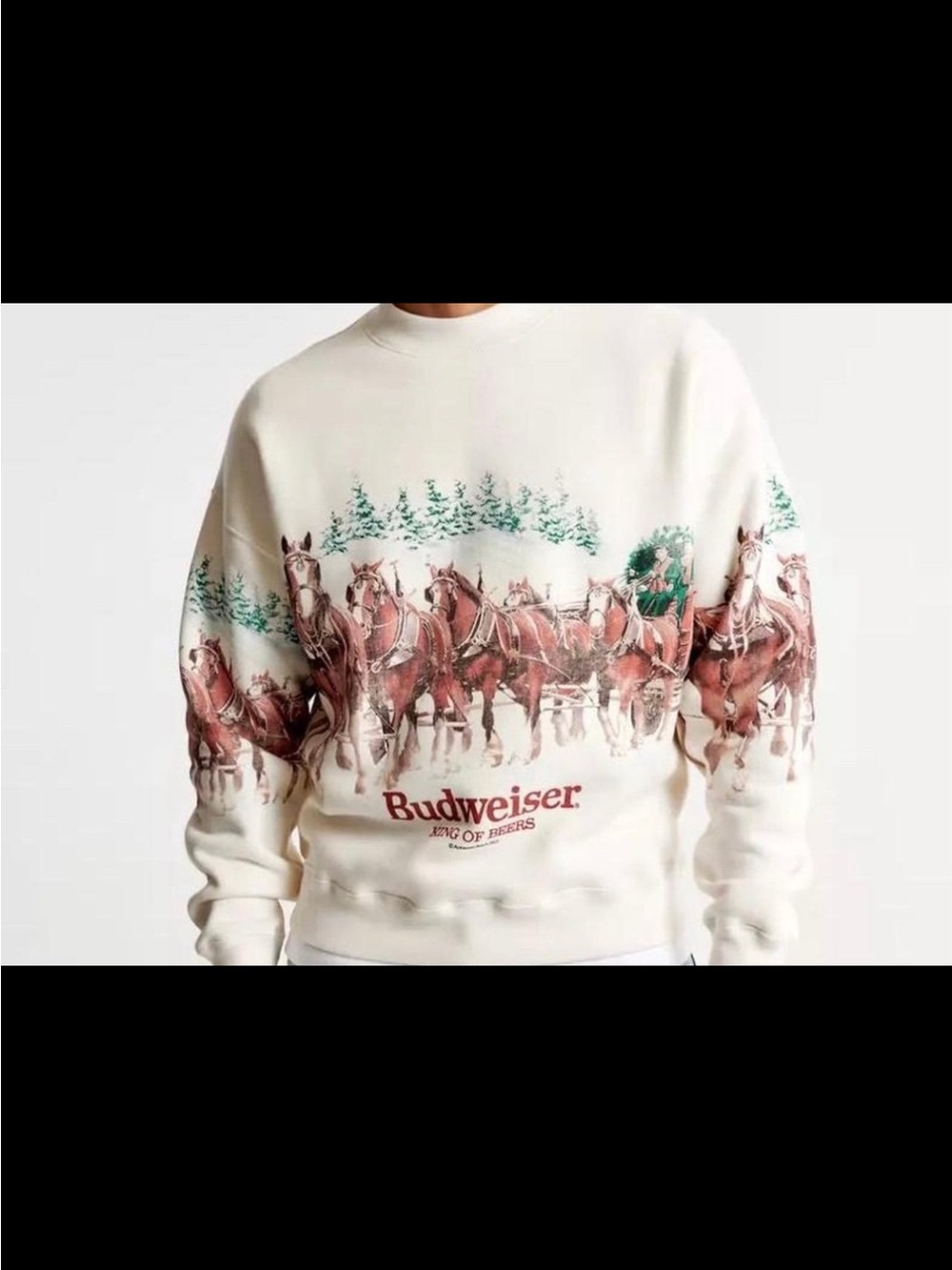 Rare/Viral Abercrombie Budweiser Crewneck